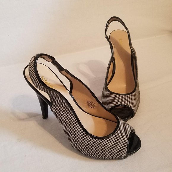 Nine West Shoes - Black and White Office Professional Shoe 8M